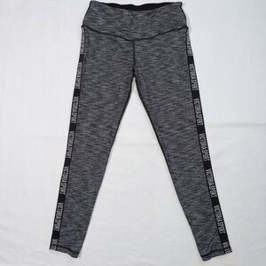 Victorias Secret Knockout Tight Leggings Women Medium Spell Out 25" Inseam